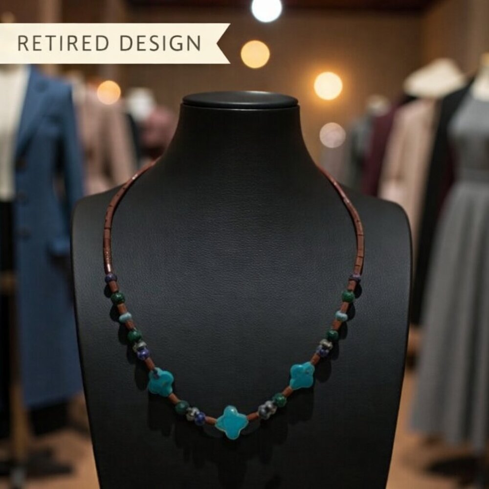 CAROLYN POLLACK Relios Sterling Silver Multi-Gem Necklace Turquoise, Coral